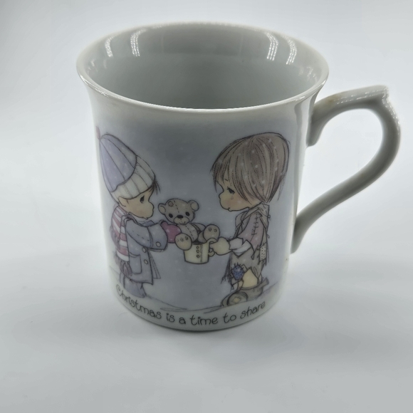 Precious Moments Vintage Christmas Mugs 1984, Set of 4, NWT - Picture 8 of 9
